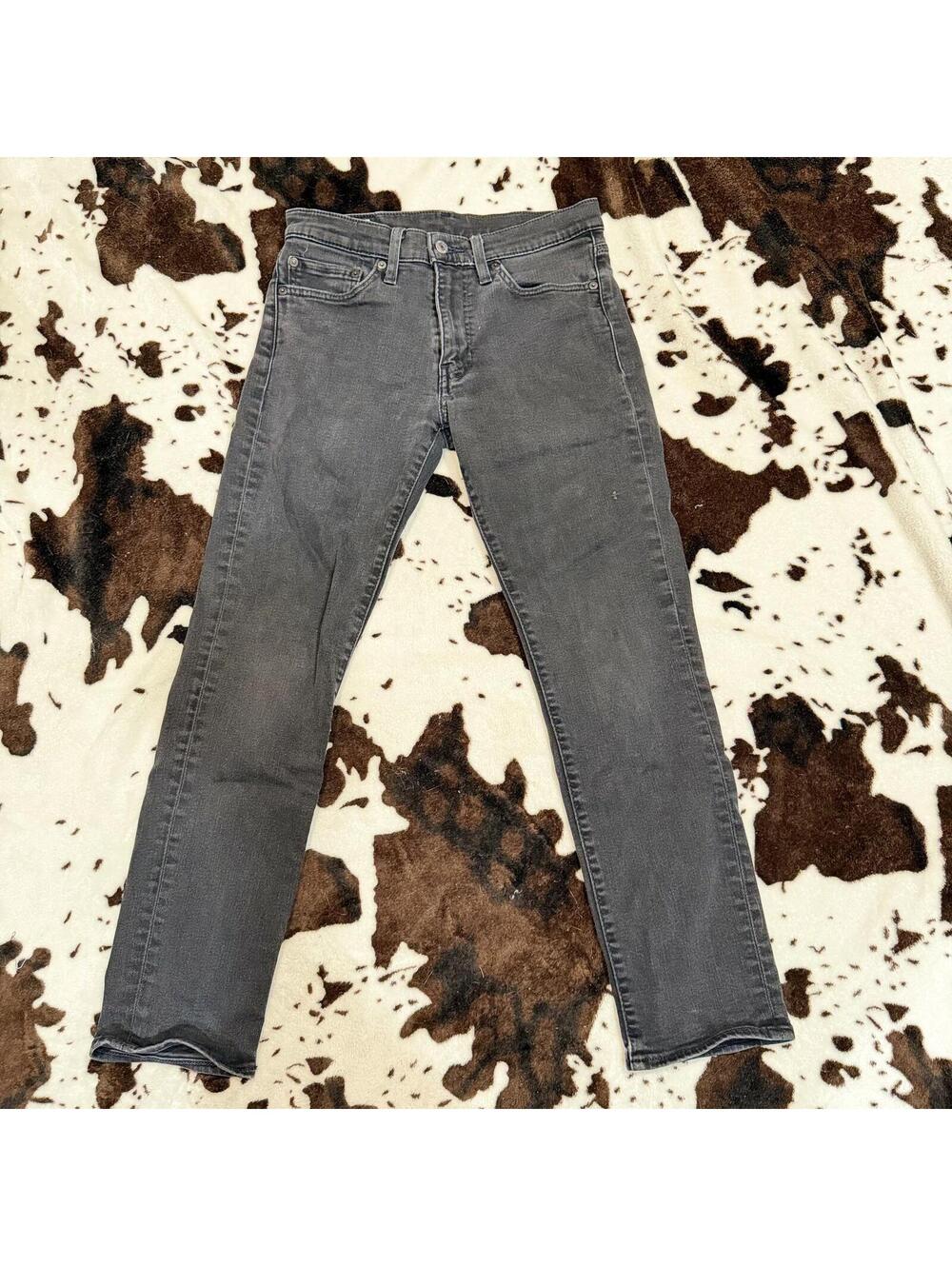 Levi’s Premium 511 Slim Jeans Mens 31x30 Gray Black Stretch Denim Pants